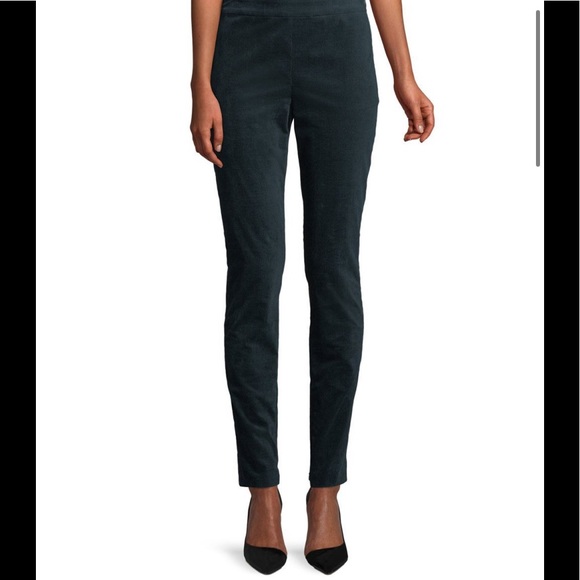 Theory High Waist Leggings Corduroy - Green Poplar - Picture 2 of 8